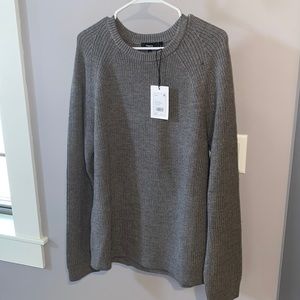 NWT Theory mens grey sweater size XL